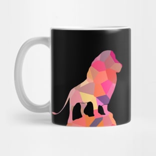 colorful lion symbol Mug